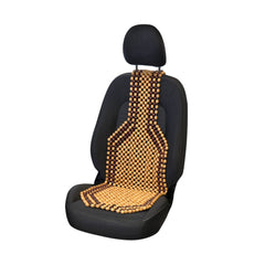 Poduszka na fotel Carpoint z drewnianymi koralikami Classic 126x39 cm 
