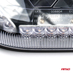 LED-advarselslygte set fra siden