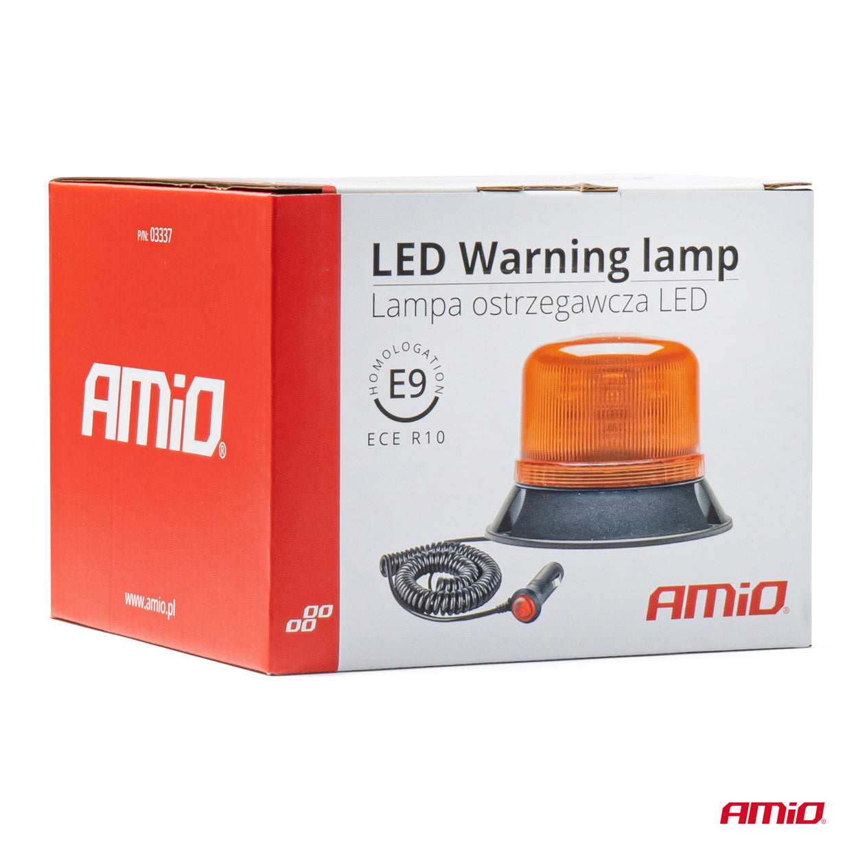 LED-advarselslampe med ECE R10 og ECE E13