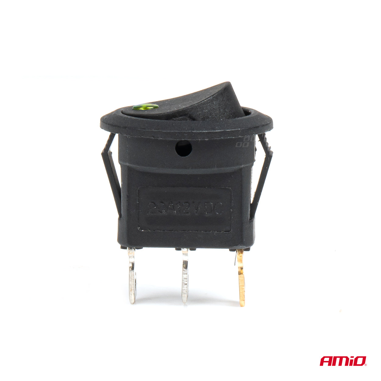 12V 20A rund afbryder med belyst markering