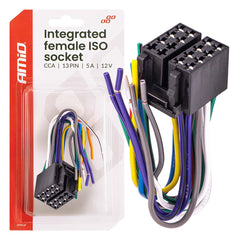 Integreret 13-polet ISO-hunstik til 12 V og op til 5 A