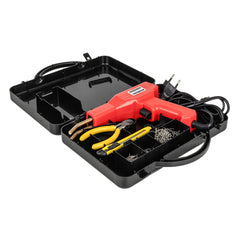 Plastsvejser med 200 hæfteklammer til reparation af plastdele
