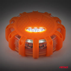 LED-advarselslampe med USB-opladning