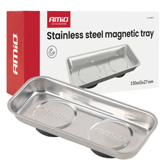 Magnetyczna tacka ze stali nierdzewnej 150 × 65 × 27 mm