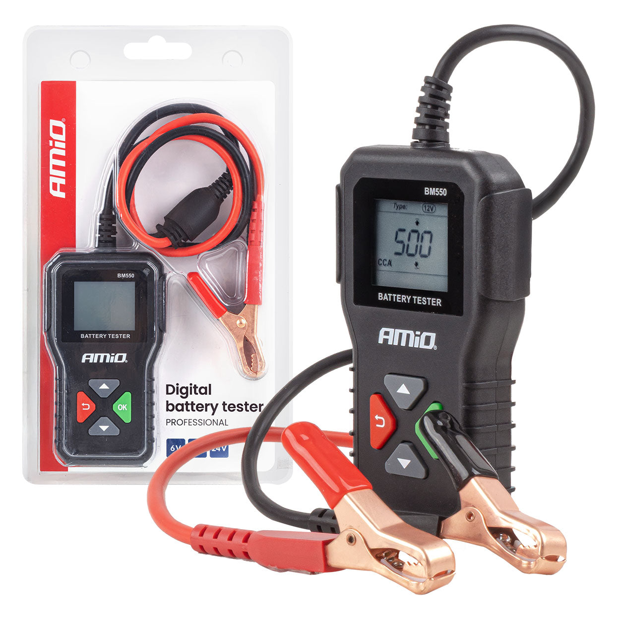 Digital batteritester til 2-220 Ah batterier