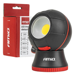 Odłączana lampa inspekcyjna LED z diodą COB i baterią 2200 mAh