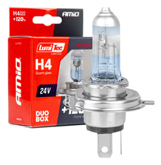 Żarówki halogenowe H4 24 V 75/70 W LumiTec LIMITED +120% DUO