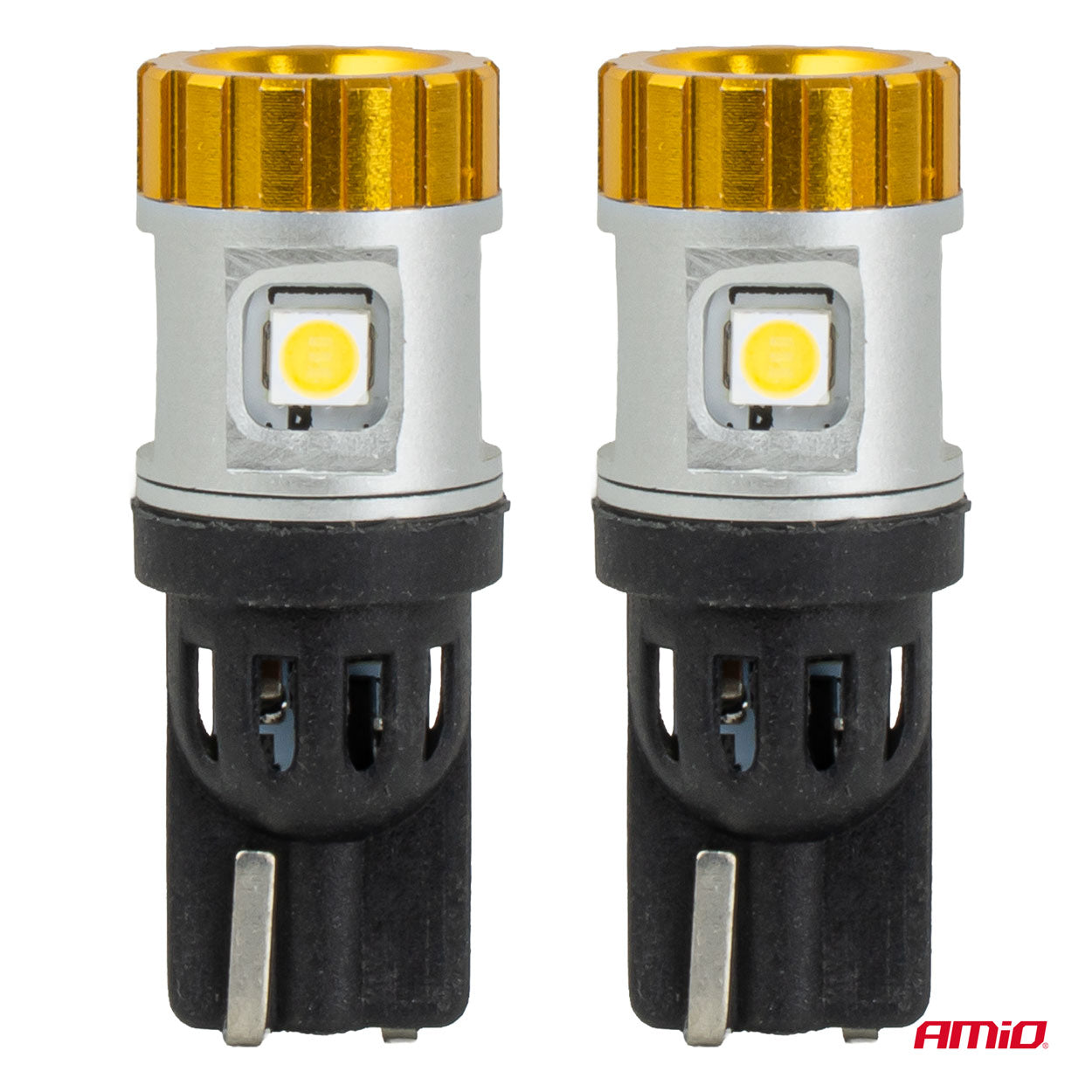 Żarówka LED T10 z 4 diodami SMD 3030 i 1 diodą SMD 3020