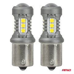 LED-pære BAU15S/PY21W med 15 SMD 3030 LED’er