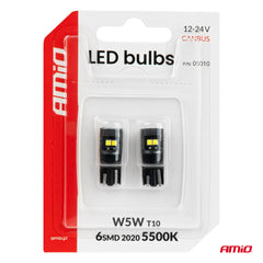 Żarówka LED T10 do instalacji 12/24 V