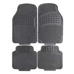 Komplet 4 uniwersalnych czarnych dywaników samochodowych z PVC