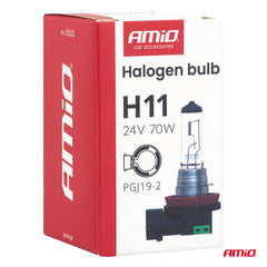 Żarówka halogenowa H11 24 V do ciężarówek i maszyn