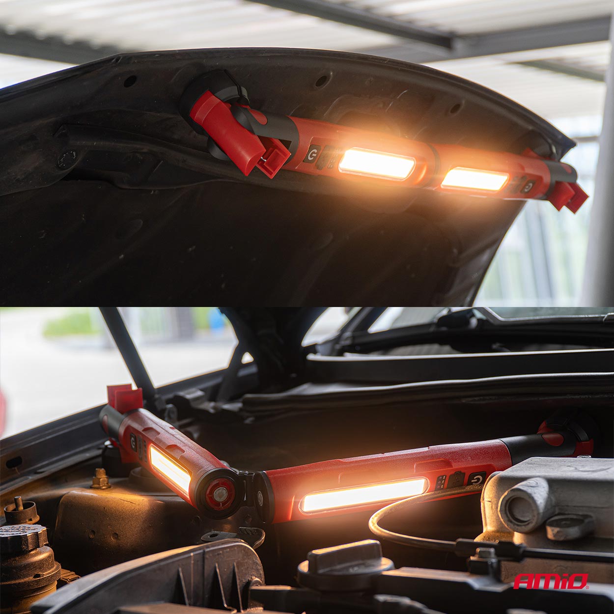 Lampa inspekcyjna LED ze składaną konstrukcją
