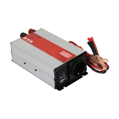 Przetwornica Carpoint 12V-230V 600W z zaciskami akumulatorowymi 