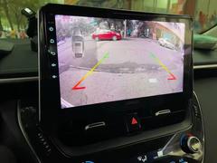 Toyota Corolla Auris 19-23 - 10,1" Radio m. Apple CarPlay og Android Auto, rearview camera display with guidelines.