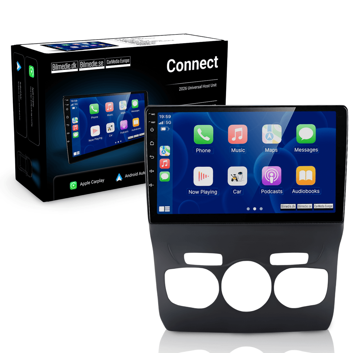 Radio samochodowe Apple CarPlay i Android dla Citroëna C4 2013–2017 (10,1")