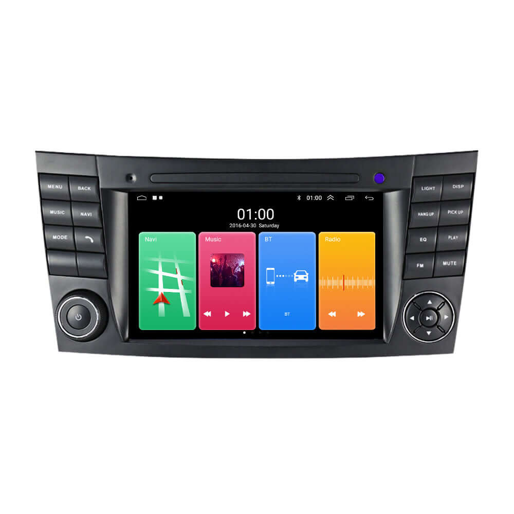 Mercedes-Benz W211 - 7" radio z Apple CarPlay i Android Auto – Carmediaeurope.com