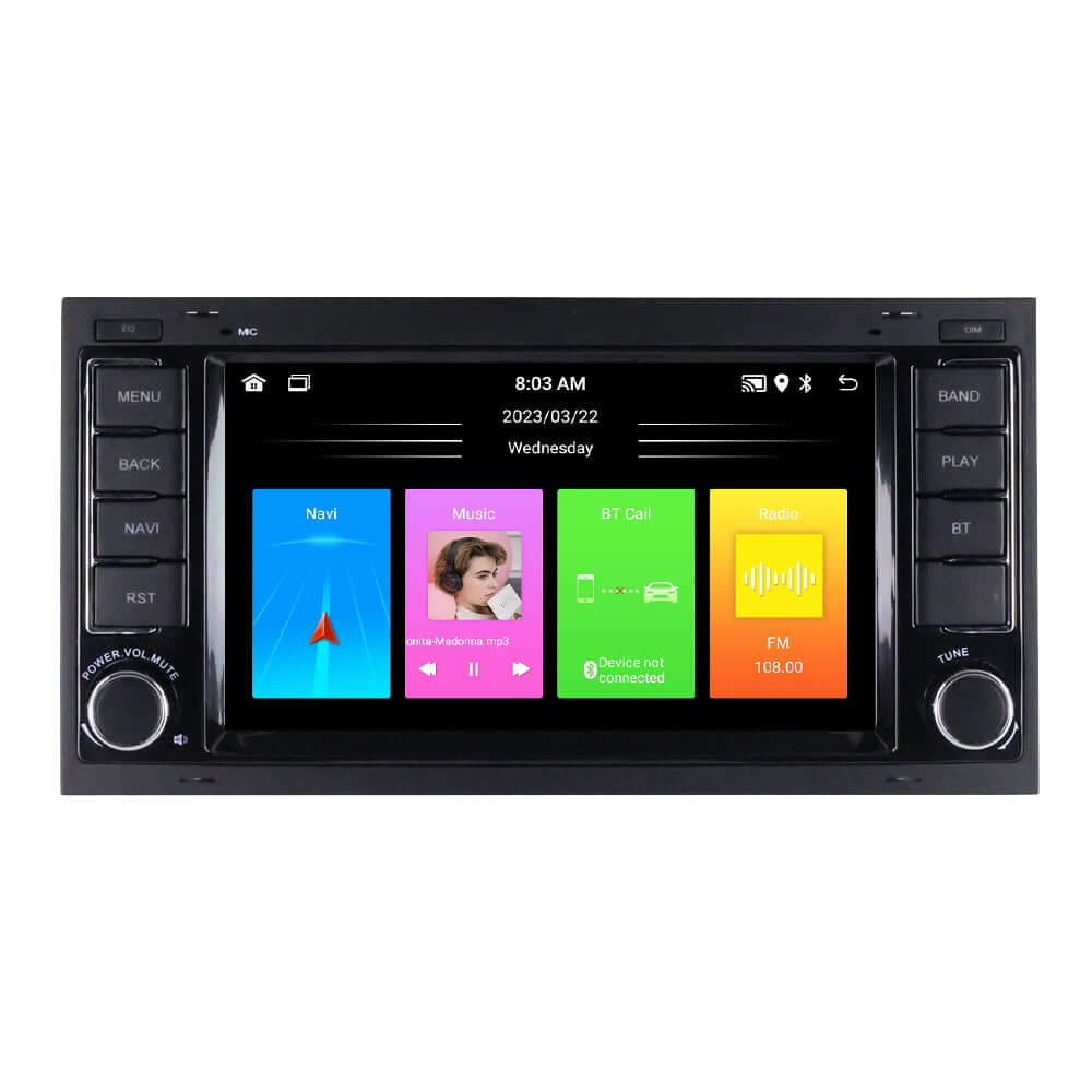 VW Transporter/Touraeg i inne – radio 7" z Apple CarPlay i Android Auto – Carmediaeurope.com