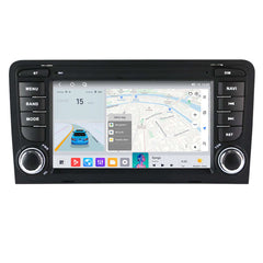Audi A3 03-12 - 7" Radio m. Apple CarPlay og Android Auto (design 1) – Bilmedie.dk