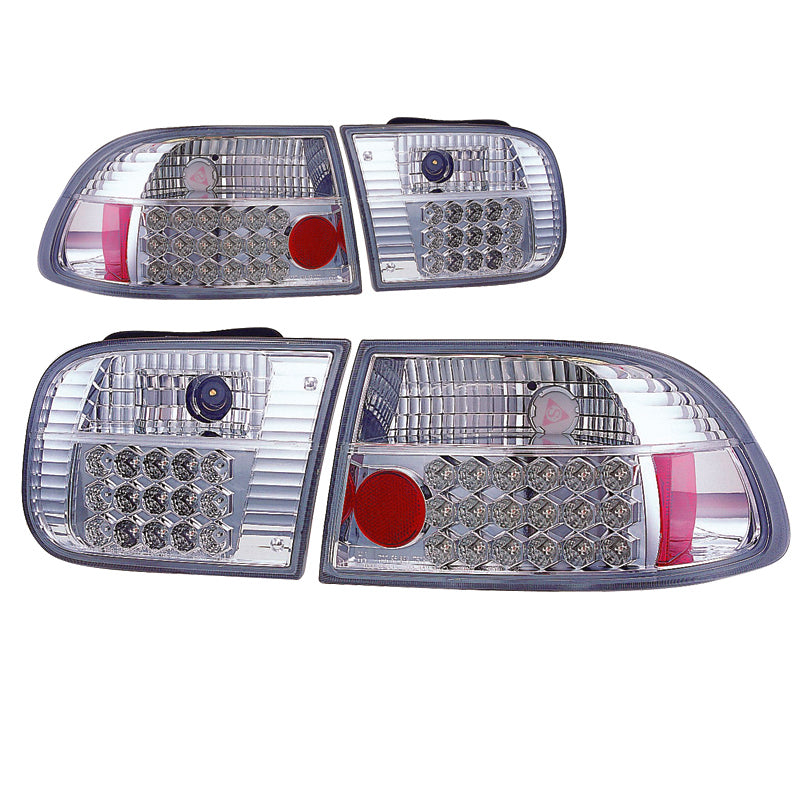 Tylne lampy LED do Civic '92 2/4D