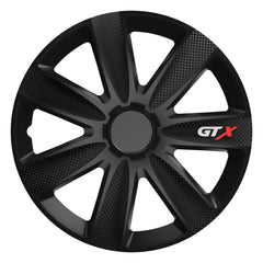Kołpak GTX carbon czarny do stalowych felg 14 cali