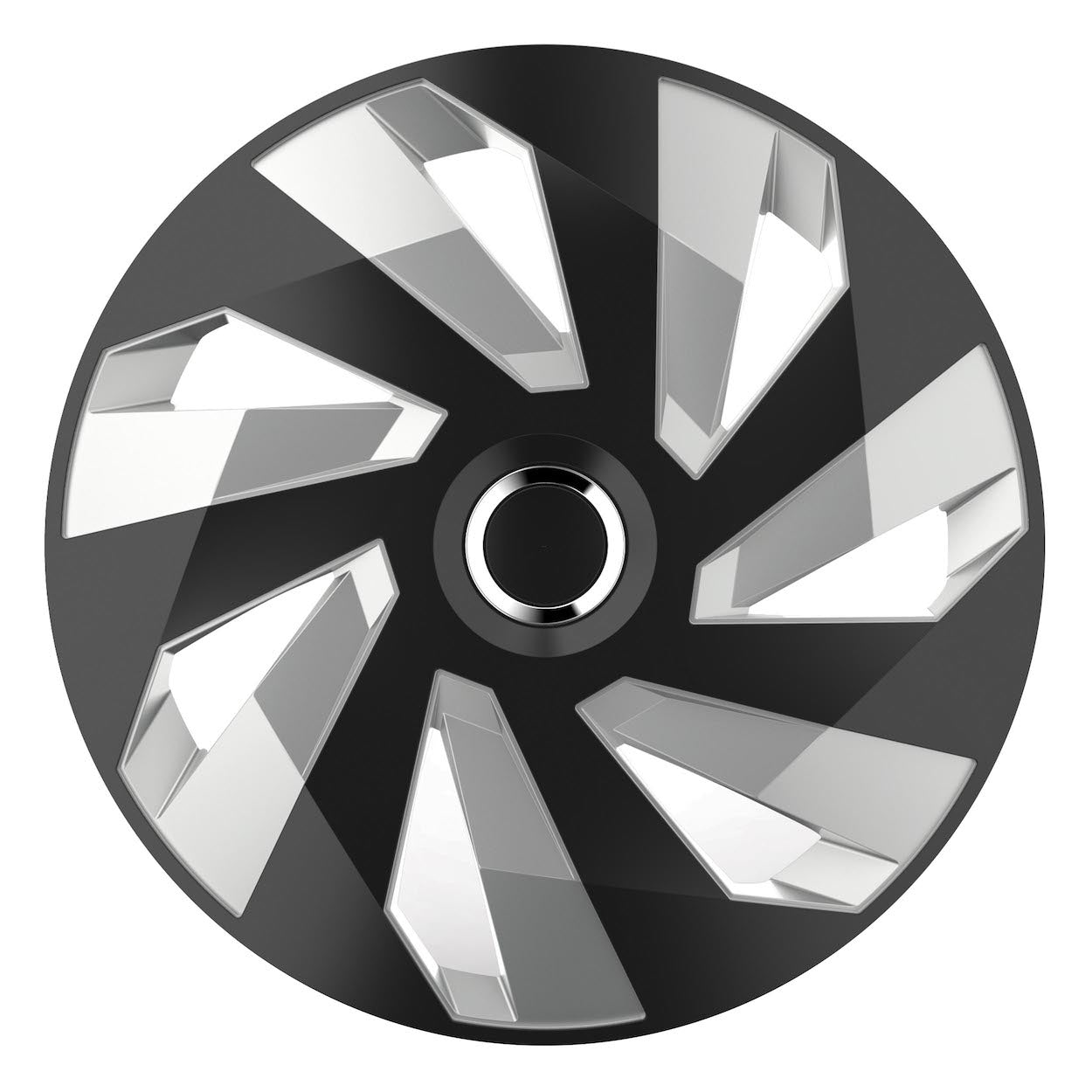 Kołpak Vector czarno-srebrny 14 cali