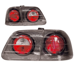 Tylne lampy czarne/carbon do Civic 4D 1999