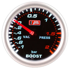 Barometr czarny 2" Auto Gauge
