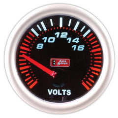 Woltomierz czarny 2 cale Auto Gauge