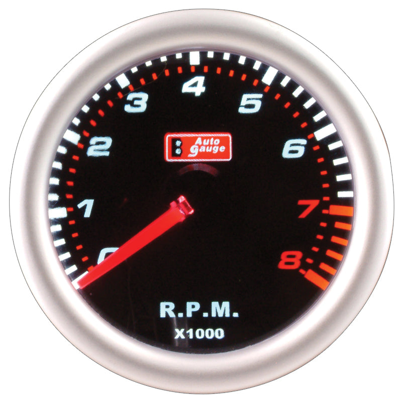 Obrotomierz czarny 2" Auto Gauge