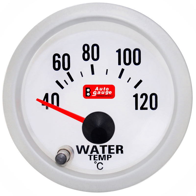 Wskaźnik temperatury wody Auto Gauge 2 cale z 7 kolorami