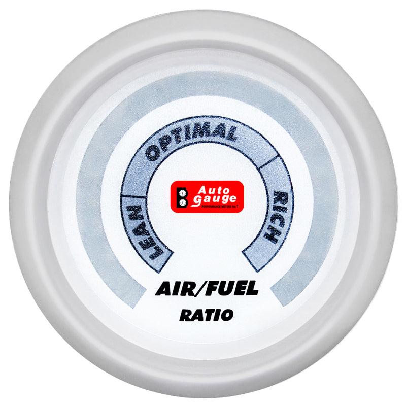 Wskaźnik Hallmeter biały 2 cale Auto Gauge