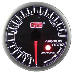 Wskaźnik Air/Fuel czarny 2 cale Auto Gauge