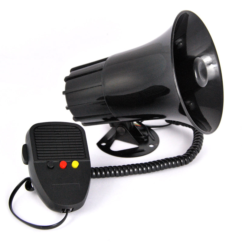 Syrena policyjna 50W z mikrofonem 12V