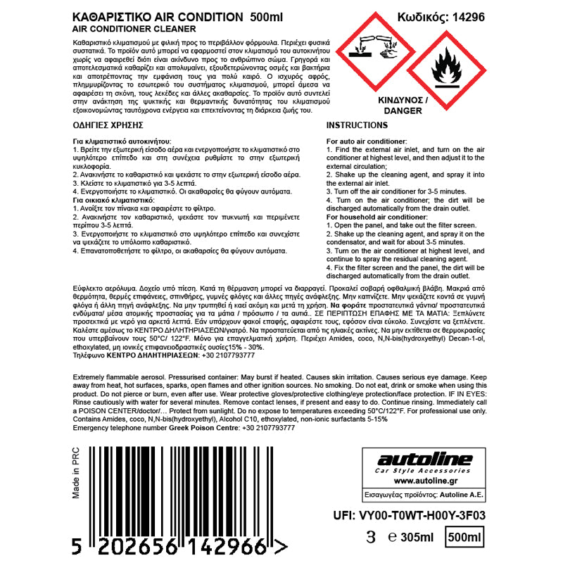 Środek do czyszczenia klimatyzacji 500 ml - Flamingo