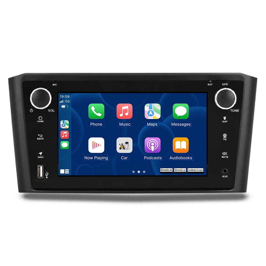 Toyota Avensis 02-08 – 7-calowe radio z Apple CarPlay i Android Auto