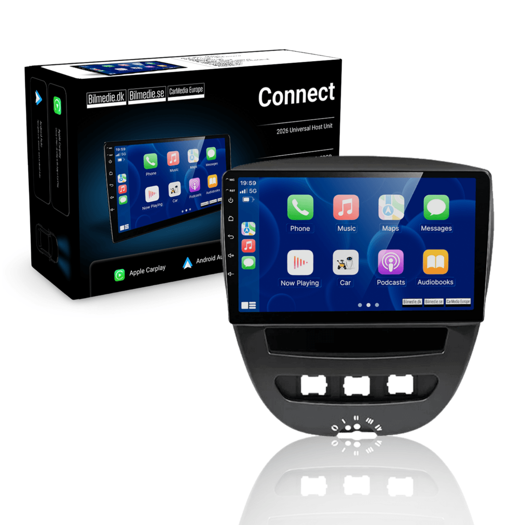 Ekran 10.1” z Apple CarPlay do Toyota Aygo/C1/107 2005–2014