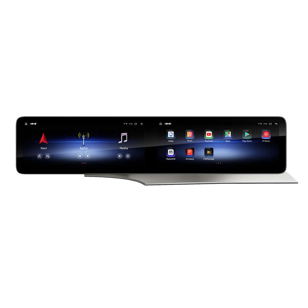 Mercedes C/GLC - 2x ekran 12.3" z Apple CarPlay i Android Auto – Carmediaeurope.com