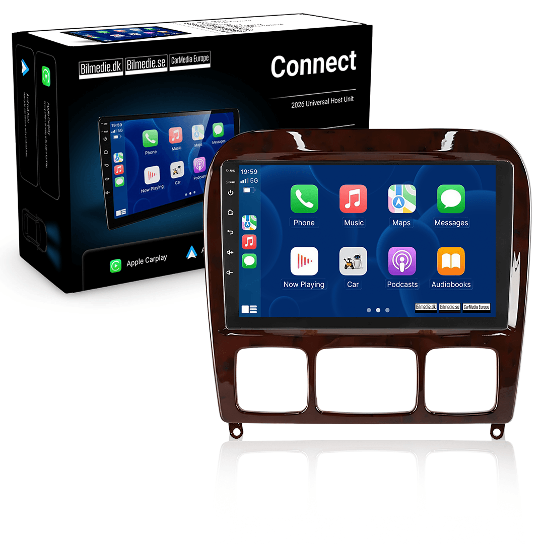 <h2>Mercedes S-Klasse 1998-2005 radio 9" z Apple CarPlay i Android Auto</h2> 