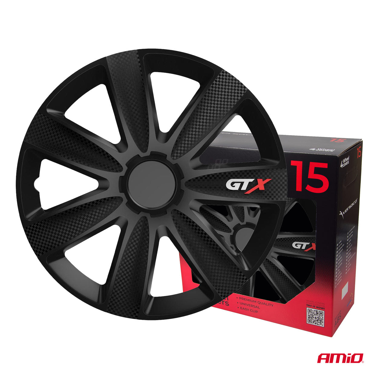 Kołpak GTX 15 cali w kolorze czarny carbon