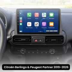 Citroën Berlingo/Peugeot Partner 19-26 - Radio 10,1" z Apple CarPlay i Android Auto