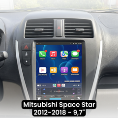 Mitsubishi Space Star 12-18 - radio 9,7" z Apple CarPlay i Android Auto 