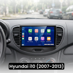 Hyundai i10 2007-2013 – radio 9” z bezprzewodowym Apple CarPlay i Android Auto 