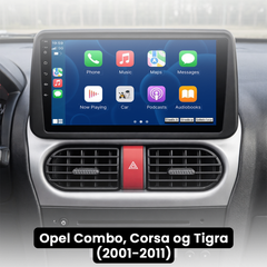 Opel Combo/Corsa/Tigra 01-11 – 9-calowe radio z Apple CarPlay i Android Auto