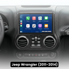 Jeep Wrangler 11-14 – radio 10,1" z bezprzewodowym Apple CarPlay i Android Auto