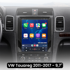 VW Touareg 2011-2017 - radio 9,7" z Apple CarPlay i Android Auto 