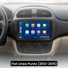 Fiat Linea Punto 12-15 - Radio 9" z Apple CarPlay i Android Auto