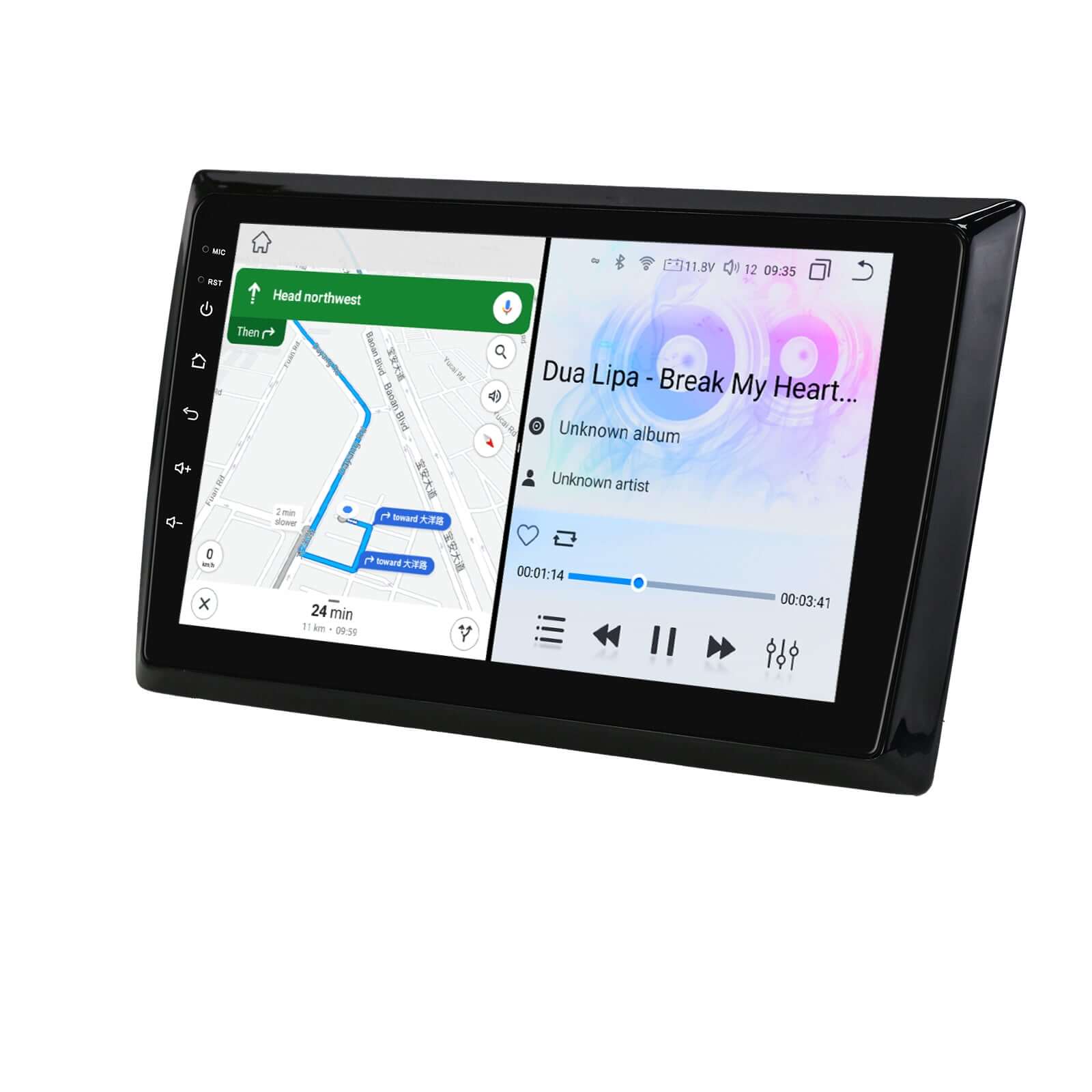 VW Beetle 11-19 - radio 9" z Apple CarPlay i Android Auto z nawigacją i odtwarzaniem muzyki