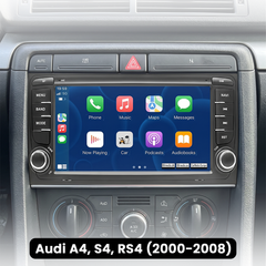 Audi A4 2000-2008 - Radio 7" z Apple CarPlay i Android Auto (wzór 1)