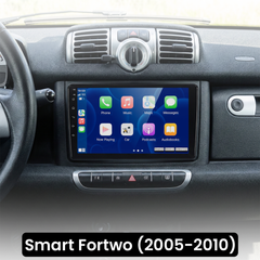 Smart Fortwo 2005-2010 – radio 9” z bezprzewodowym Apple CarPlay i Android Auto 